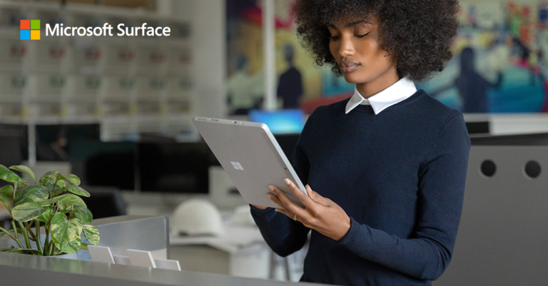 Microsoft Surface enables teamwork anywhere