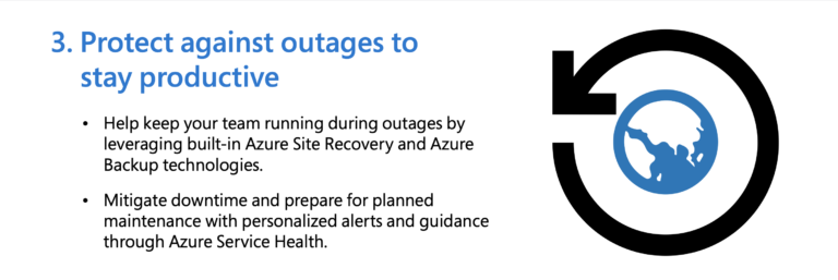 Protect against outages to stay productive