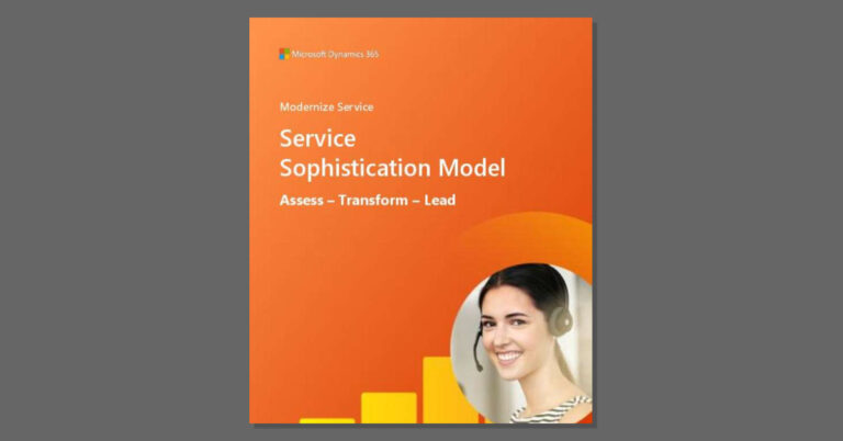 Service Sophistication Model: Assess – Transform – Lead