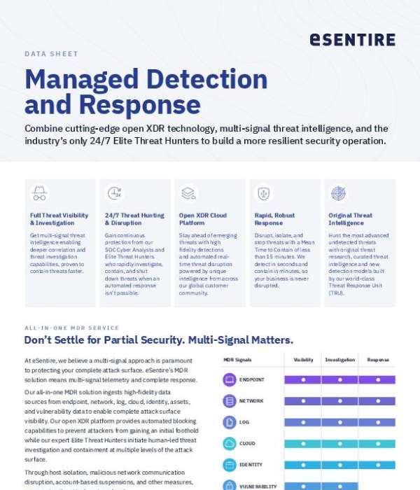 Managed Detection and Response