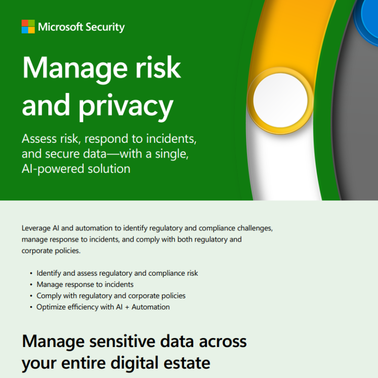 Manage Risk & Privacy