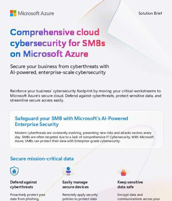 Comprehensive cloud cybersecurity for SMBs on Microsoft Azure